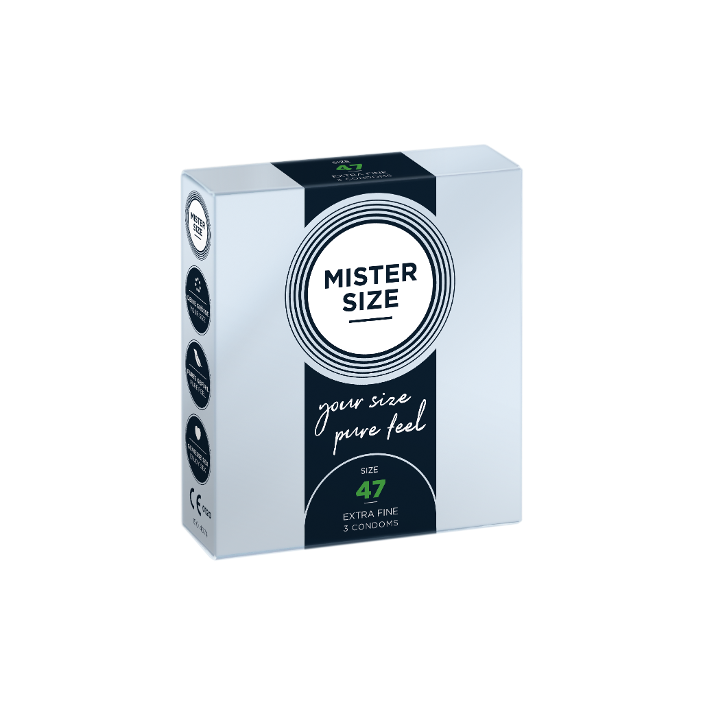 Mister Size 3 condoms box